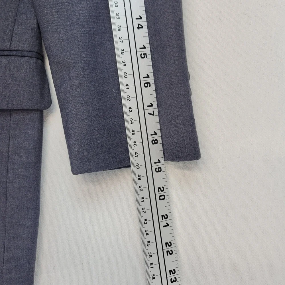 Caravelli Blazer Youth 12R Gray Charles 2B Single Breasted‎ Suit Jacket